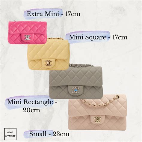 gabrielle chanel bag size|chanel bag size comparison.